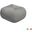 Bosa No Back Ottoman In Light Grey
