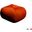 Bosa No Back Ottoman In Orange