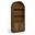 Botanical Solid Wood Bookcase In Brown
