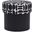 Boto Storage Ottoman In Black and White