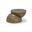 Boulder Iron Coffee Table In Gold
