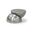 Boulder Iron Coffee Table In Silver
