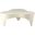 Bourges Aluminum Coffee Table In Cream