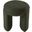 Bowen Faux Shearling Teddy Fabric Ottoman/Stool In Green