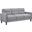 Bowen Upholstered Track Arms Tufted Sofa Grey