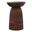 Boyd 16 Inch Solid Mango Tall Accent Table In Warm Dark Brown