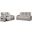 Boyington Power Reclining Living Room Set In Gray