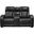 Boyington Power Reclining Loveseat with Console In Black