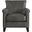 Braintree Accent Chair In Brown and Gray