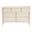 Braith Spindle Wood 7-Drawer Dresser In Ivory