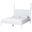Brantley King Spindle Platform Bed In White