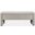 Braun 48 Inch Upholstered Bedroom Hallway Storage Bench In Grey