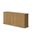 Braxton Solid Wood with Antiqued Brass Knobs 3 Drawer 6 Door Sideboard In Brown