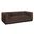 Brea 90.5 Inch 3-Seater Sofa with Rectangular Seat and Square Arms In Mocha Bean