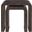 Brea Pollar Wood 22 Inch Nesting Tables In Dark Brown