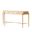 Breakfront Console In Natural and Gold