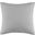 Bree Acrylic Knitted Euro Pillow Cover In Grey