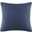 Bree Acrylic Knitted Square Pillow Cover In Indigo