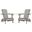 Breetel Grey Wash Adirondack Chair Set of 2