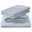 Breeze Cooling Split King Tencel Lyocell and Nylon Sheet Set In Sleepy Blue