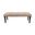 Breezi Intricate Embroidered Indoor Bench In Blue and Cream
