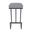 Brenda 30 Inch Bar Height Backless Stool In Firestone Grey and Charcoal Gray