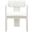 Brenda Chenille Fabric Dining Chair Set of 2 In Cream Chenille