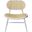 Brenda Solid Wood with Natural Cane Side Chairs Set of 2 In White
