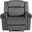 Brennen Reclining Chair In Grey