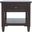 Brentwood 24 Inch Square End Table with Drawer and Storage Shelf In Arbor Oak and Brown