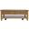 Brentwood 50 Inch Coffee Table with Storage and Caster Wheels In Cascade Oak and Brown