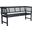 Brentwood Dark Slate Grey and Beige Bench