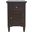 Brentwood USB Charging End Table with Storage Cabinet In Arbor Oak and Brown