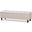 Brette Mid-Century Modern Light Blue Fabric Upholstered Dark Brown Finished Wood Storage Bench Ottoman