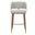 Brew Barstool In Walnut and Beige