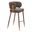 Brew Barstool In Brown and Walnut