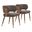 Brew Dining Chair In Brown and Walnut