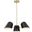 Briana 3-Light Pendant Light In Black
