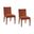Brianne Dining Chair Set of 2 In Rust
