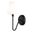 Briar 1 Light Wall Light In Matte Black