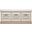 Briar 3 Drawer Cushion Bench in Distressed White