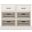 Briar Removable 6 Drawer Storage Chest in Distressed White