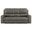 Brickston Triple Power Reclining Sofa In Charcoal