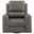Brickston Triple Power Swivel Glider Recliner In Charcoal
