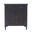Bridgton 32 Inch Slat Panel Door Accent Cabinet Storage with Adjustable Shelves In Mahogany