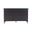 Bridgton 58 Inch Slat Panel Door Sideboard Cabinet Storage with Adjustable Shelves In Mahogany