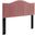 Brielle Channel Tufted Performance Velvet King/California King Headboard In Dusty Rose