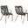 Brielle Outdoor Dining Chairs Set of 2 In Eucalyptus