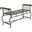 Brielle Rustic Brown Bench
