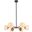 Briggs 30 Inch Pendant In Black And Brass With White Shade